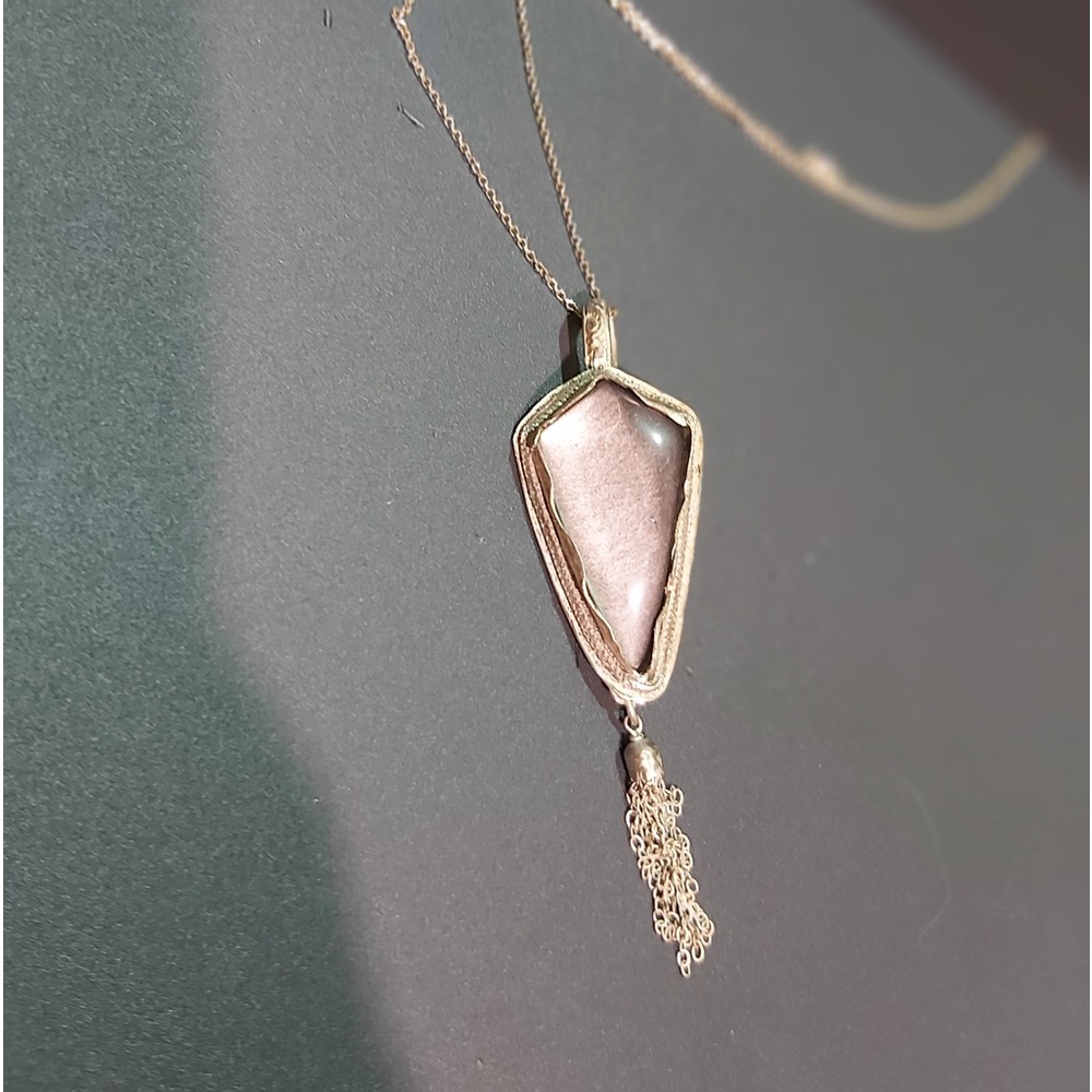 Handmade stone pendant